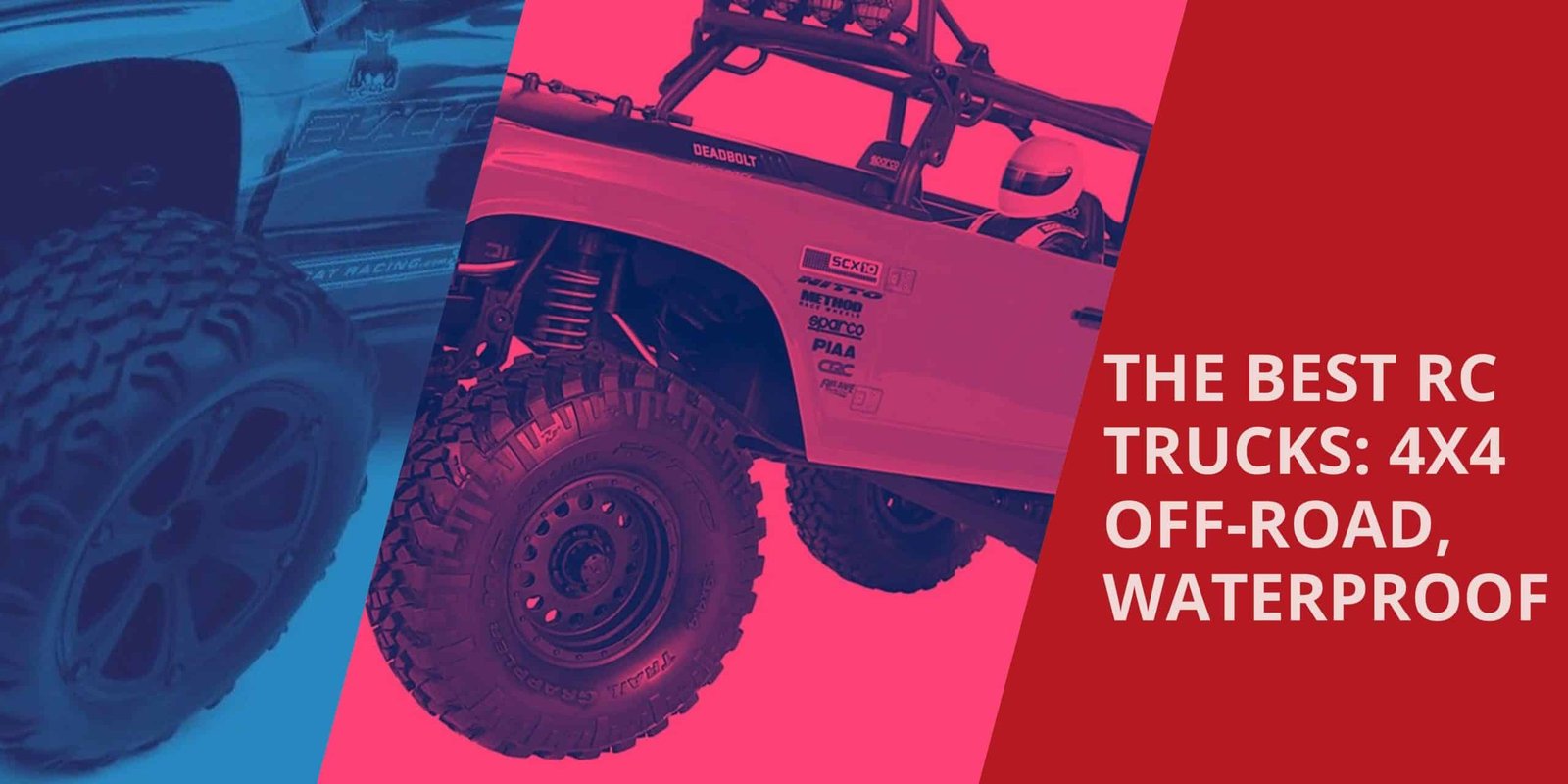 RC trucks 4x4 off-road waterproof