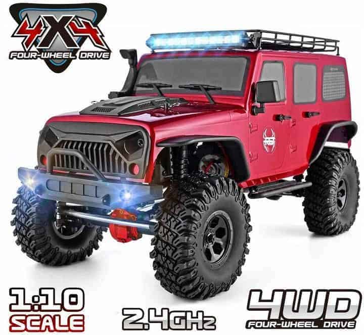 RGT Rc Crawler 110 Scale 4wd 313mm Wheelbase RC Rock Cruiser Crawler RTR 4x4 Waterproof RC Car Off Road Monster Truck EX86100P