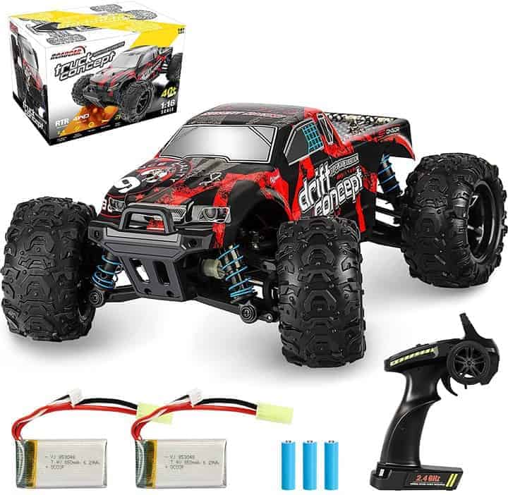 Rcabcar High Speed Remote Control Car for Kids Adults,4WD All Terrains Waterproof Drift Off-Road Vehicle,2.4GHz RC Road Monster Truck Included
