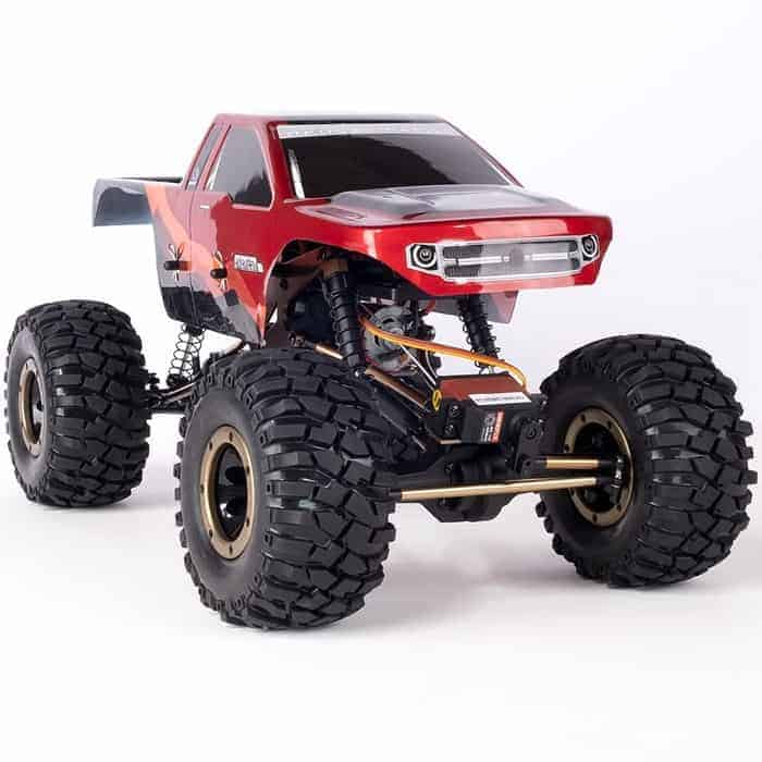 Redcat Racing Everest-10 Electric Rock Crawler with Waterproof Electronics, 2.4Ghz Radio Control (110 Scale), RedBlack