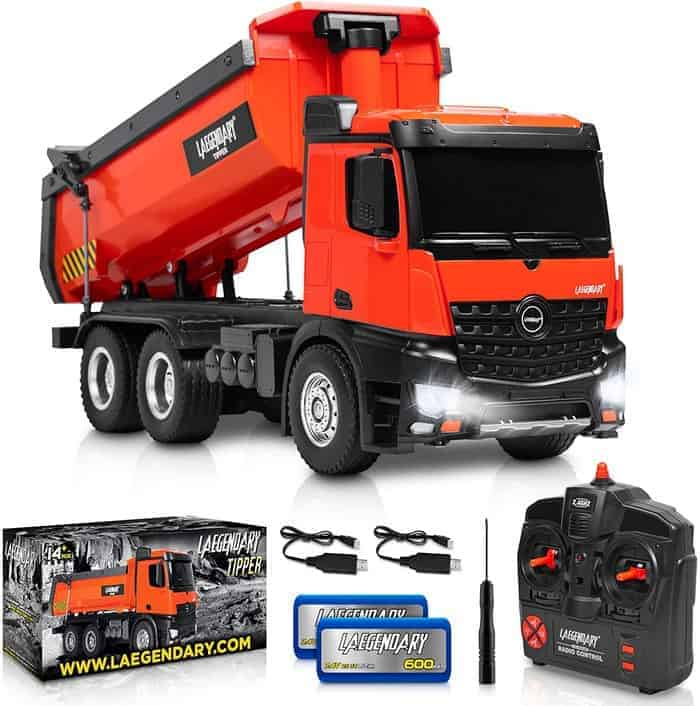 1:14 Scale Large RC Dump Truck for Boys and Adults