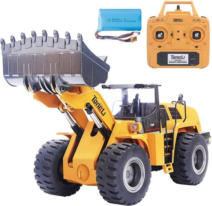 Tongli 583 Bulldozer 2 Battery rc Construction vehicles1583 Cars for adults114 rc Bulldozer Remote Control Excavator for Adults